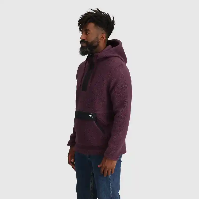 Outdoor Research Grayland Mens Fleece Hooded Pullover Top - Image 3