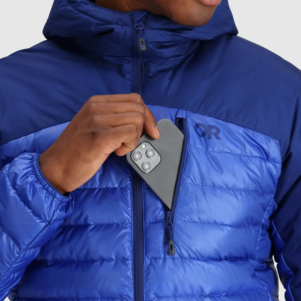 Outdoor Research Helium Down Hooded Mens Jacket - Image 9