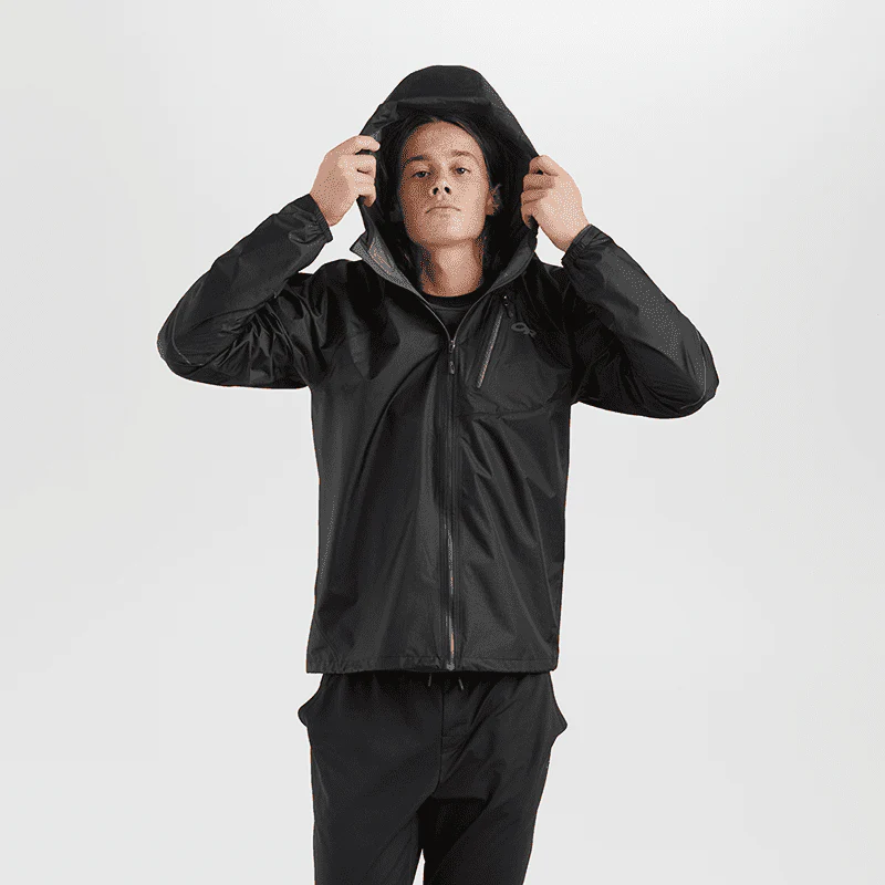 Outdoor Research Helium Mens Waterproof Hooded Jacket - Image 3