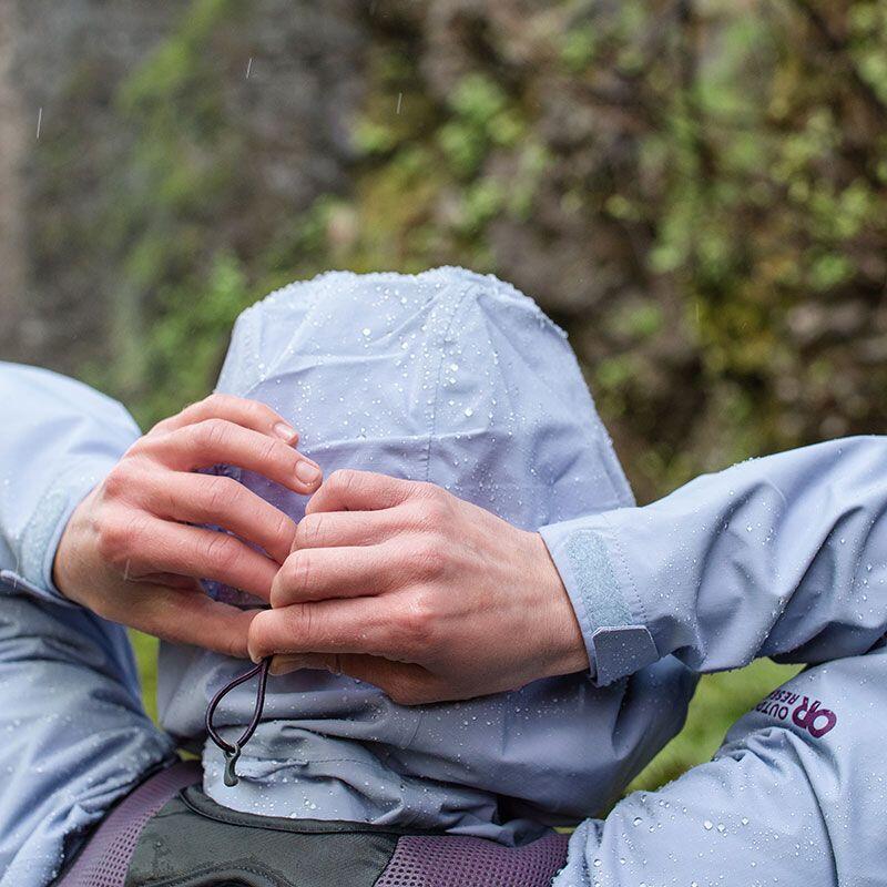Outdoor Research MicroGravity AscentShell Womens Waterproof Hooded Jacket - Image 10