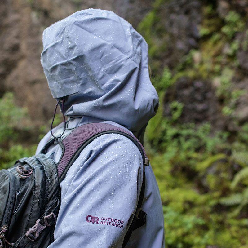 Outdoor Research MicroGravity AscentShell Womens Waterproof Hooded Jacket - Image 11