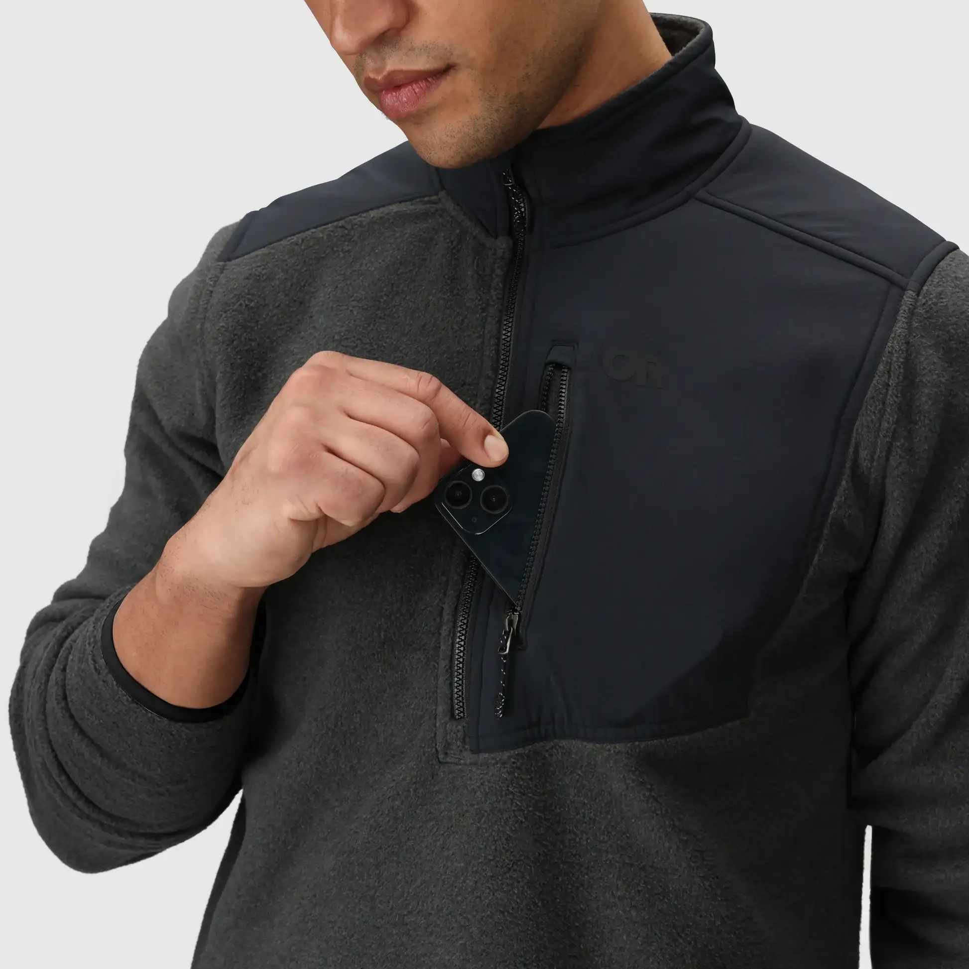 Outdoor Research OR Polartec 200 Mens Half Zip Top - Image 5