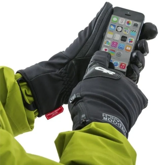 Outdoor Research Stormtracker Sensor Womens Gloves - Black - Image 2
