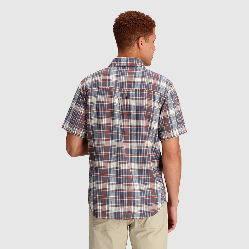 Outdoor Research Weisse Plaid Mens Short Sleeve Shirt - Image 3