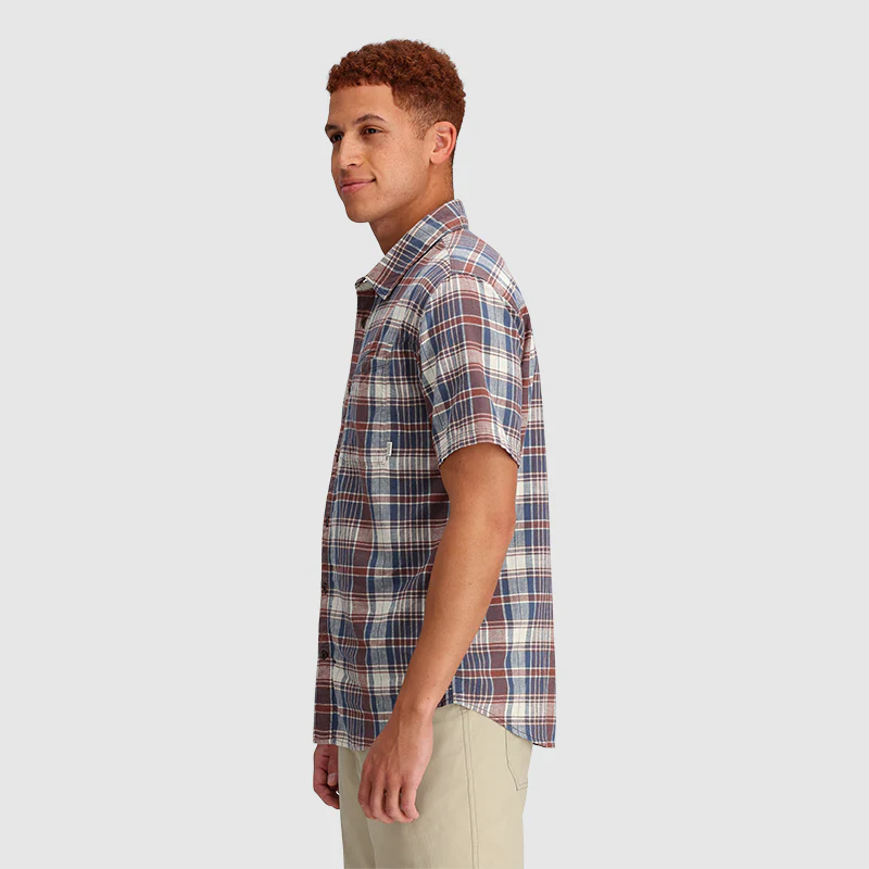 Outdoor Research Weisse Plaid Mens Short Sleeve Shirt - Image 4