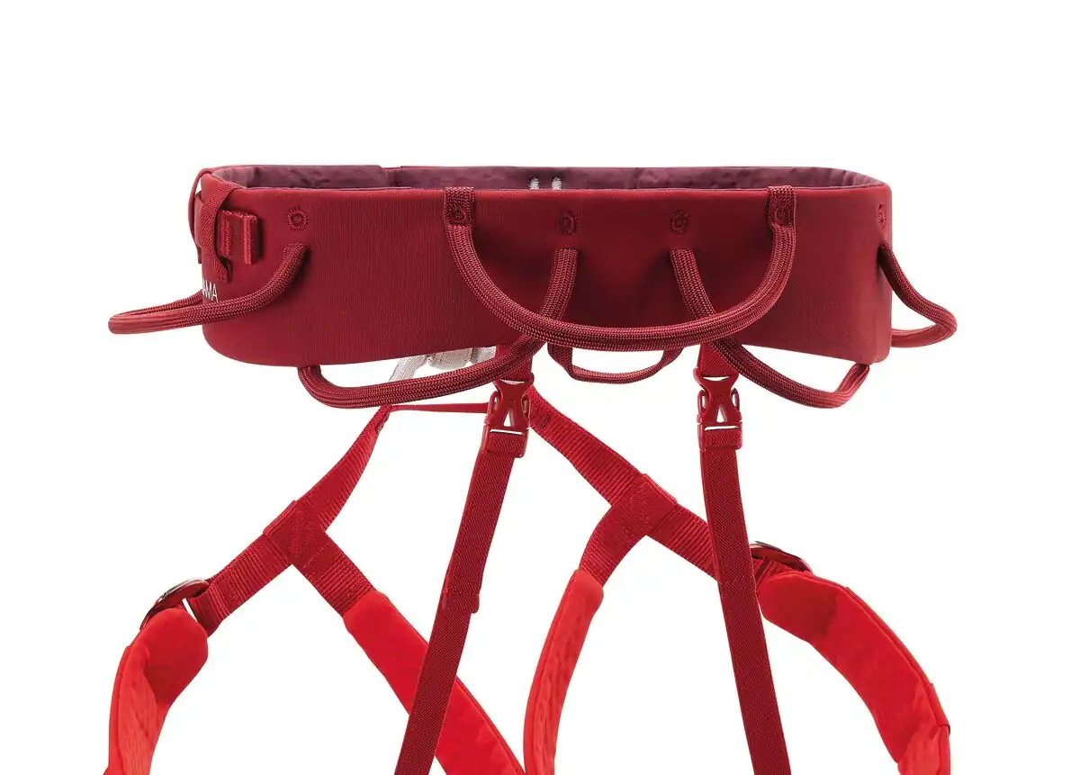 Petzl Adjama Climbing Harness - Dark Red - Image 5