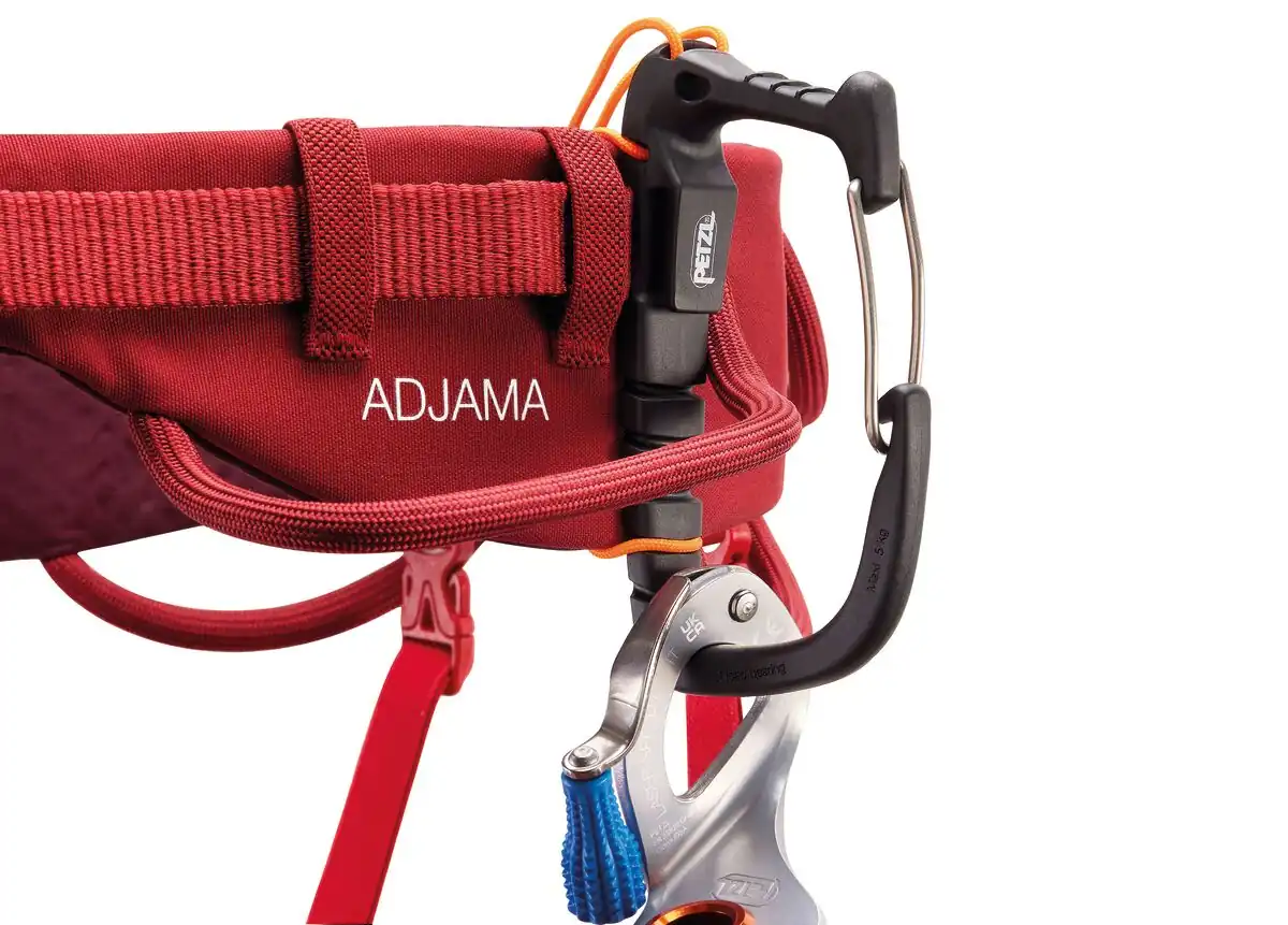 Petzl Adjama Climbing Harness - Dark Red - Image 6
