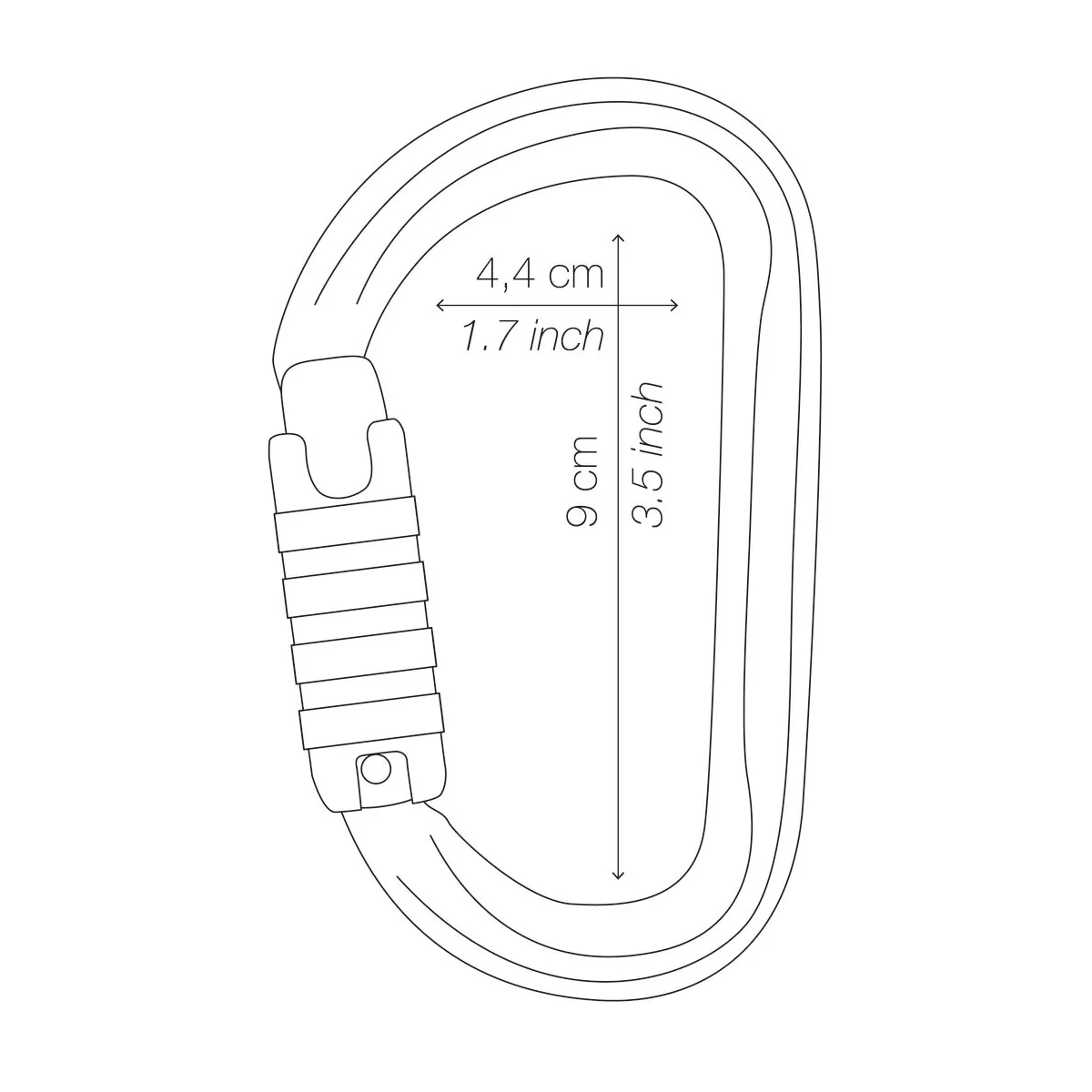 Petzl AmD Triact-Lock Carabiner - Image 2