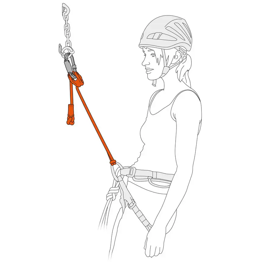 Petzl Connect Adjust Climbing Lanyard - Image 2