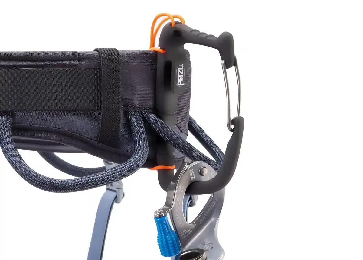 Petzl Corax Climbing Harness - Dark Gray - Image 4