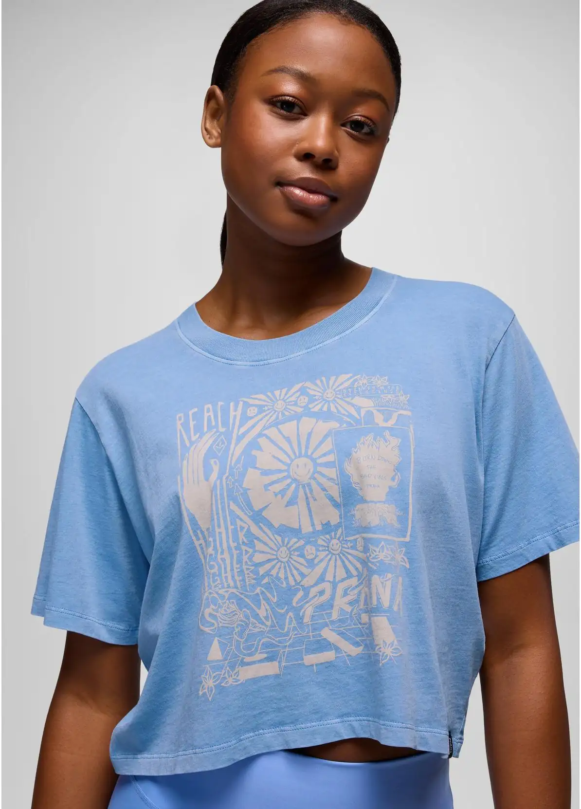 prAna Everyday Graphic Womens Crop T-Shirt - Image 3
