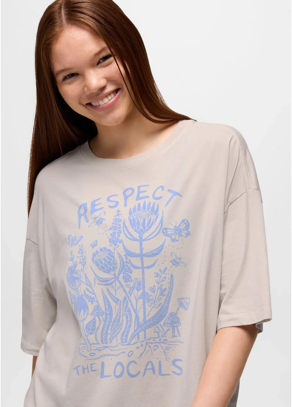 prAna Everyday Graphic Womens Oversized T-Shirt - Image 3
