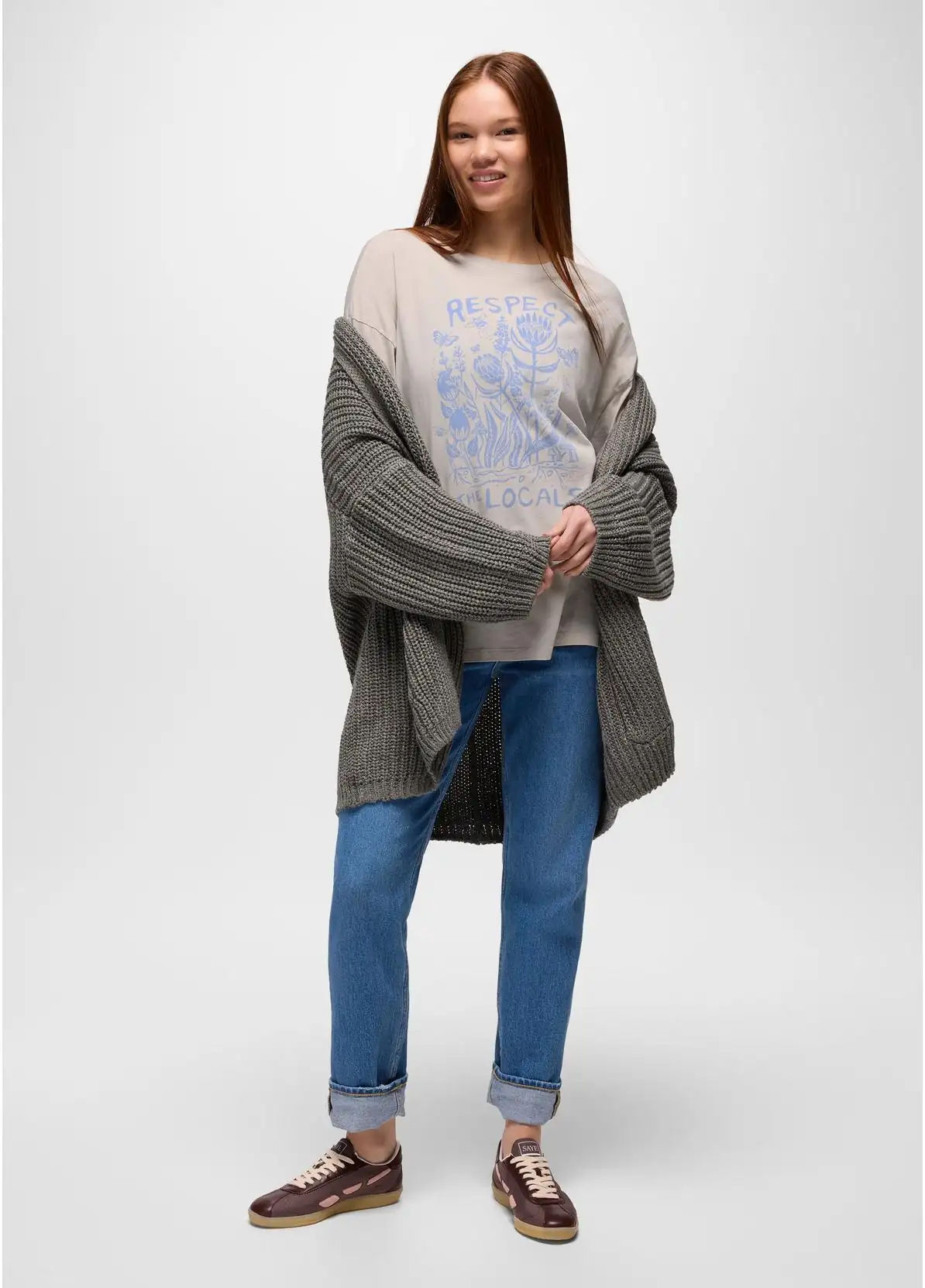 prAna Everyday Graphic Womens Oversized T-Shirt - Image 4