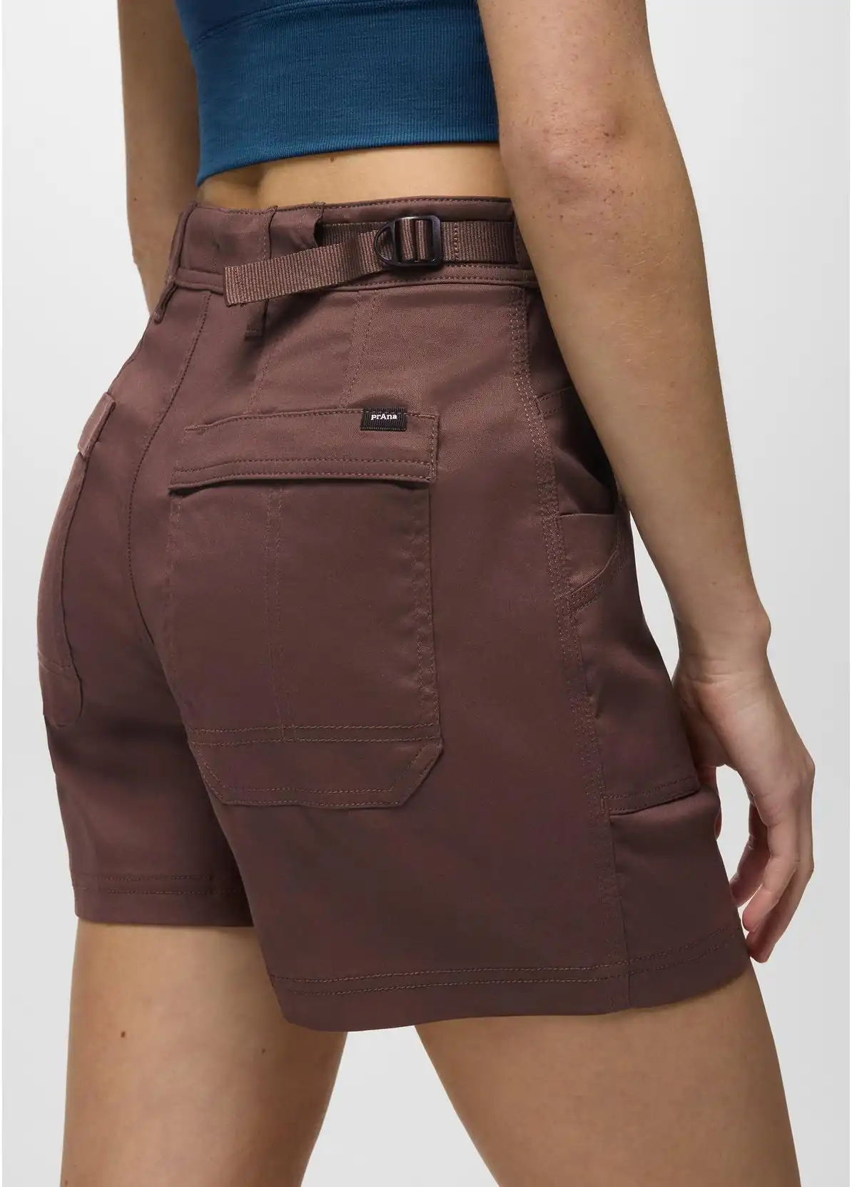 prAna Stretch Zion Cargo Womens Shorts - 5 Inseam - Image 3