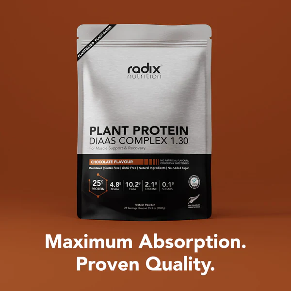 Radix Nutrition DIAAS Complex 1.30 Plant Protein Powder - 1kg - Image 3