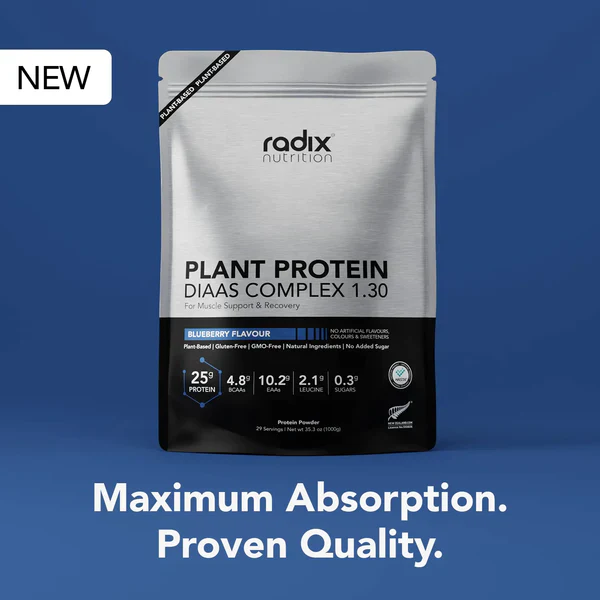 Radix Nutrition DIAAS Complex 1.30 Plant Protein Powder - 1kg - Image 4