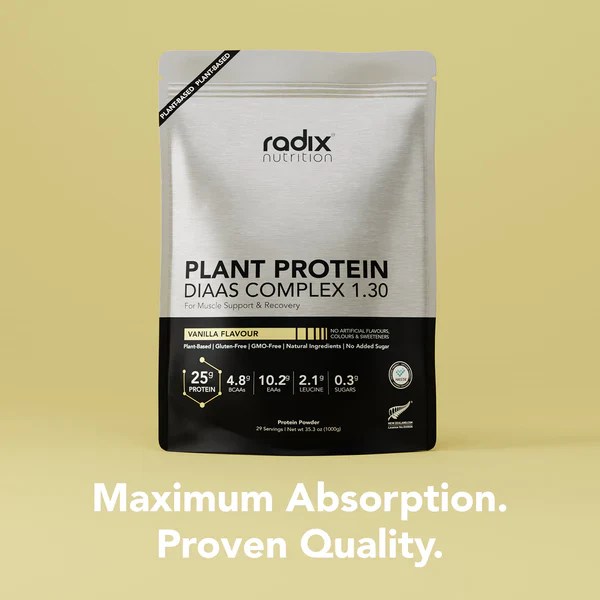 Radix Nutrition DIAAS Complex 1.30 Plant Protein Powder - 1kg - Image 6