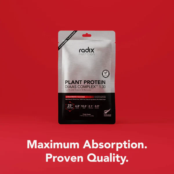 Radix Nutrition DIAAS Complex 1.30 Plant Protein Powder - Single Serving