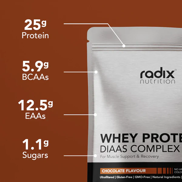 Radix Nutrition DIAAS Complex 1.61 Whey Protein Powder - 1kg - Image 5