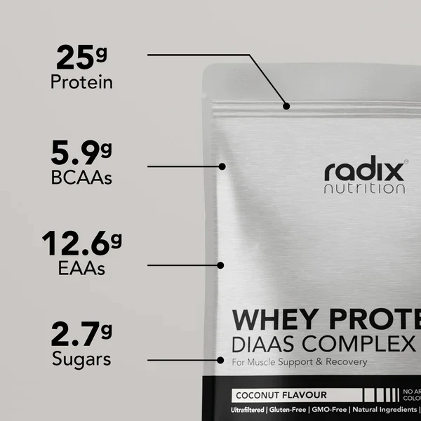 Radix Nutrition DIAAS Complex 1.61 Whey Protein Powder - 1kg - Image 7