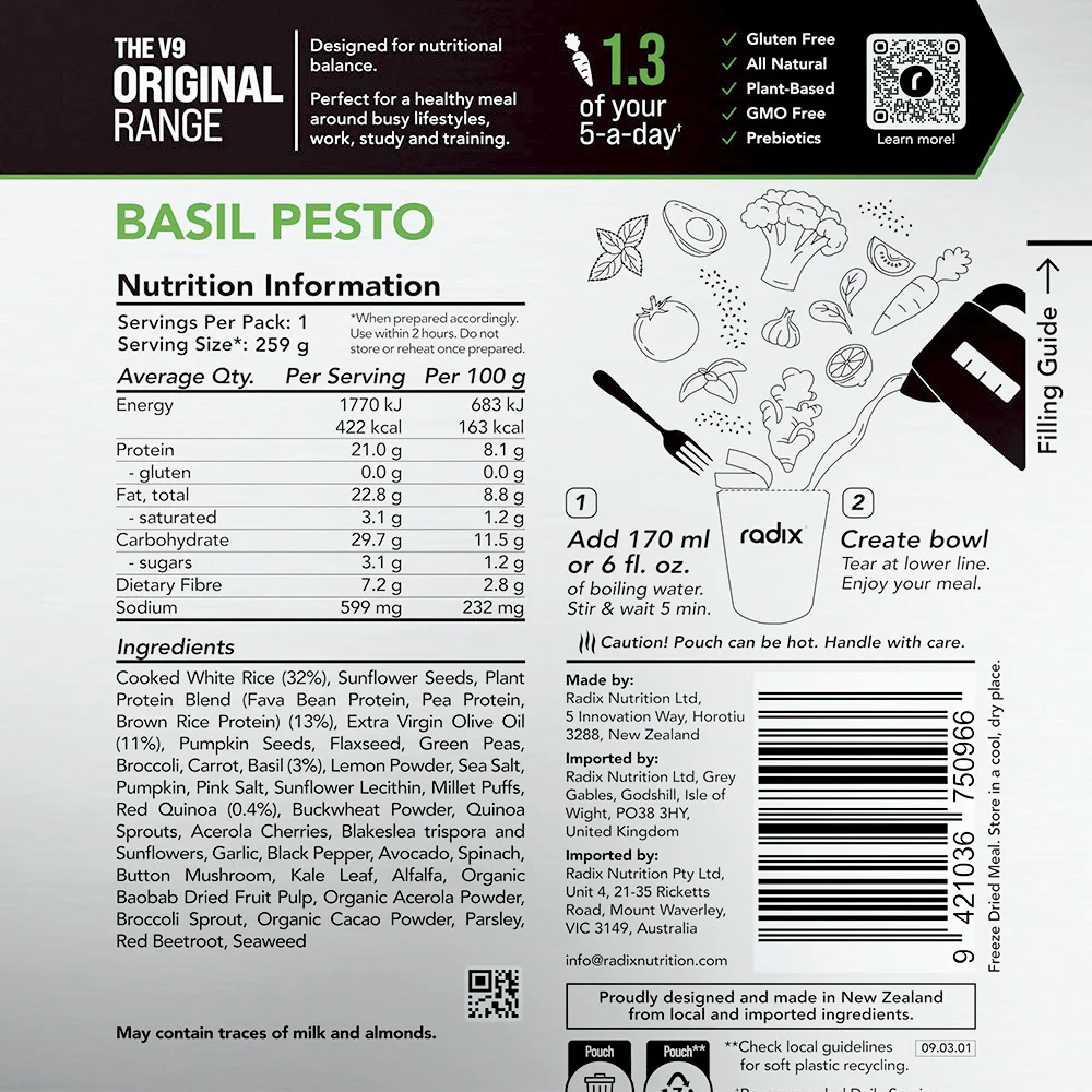 Radix Nutrition Original Meals v9.0 - 600 Kcal - Image 11