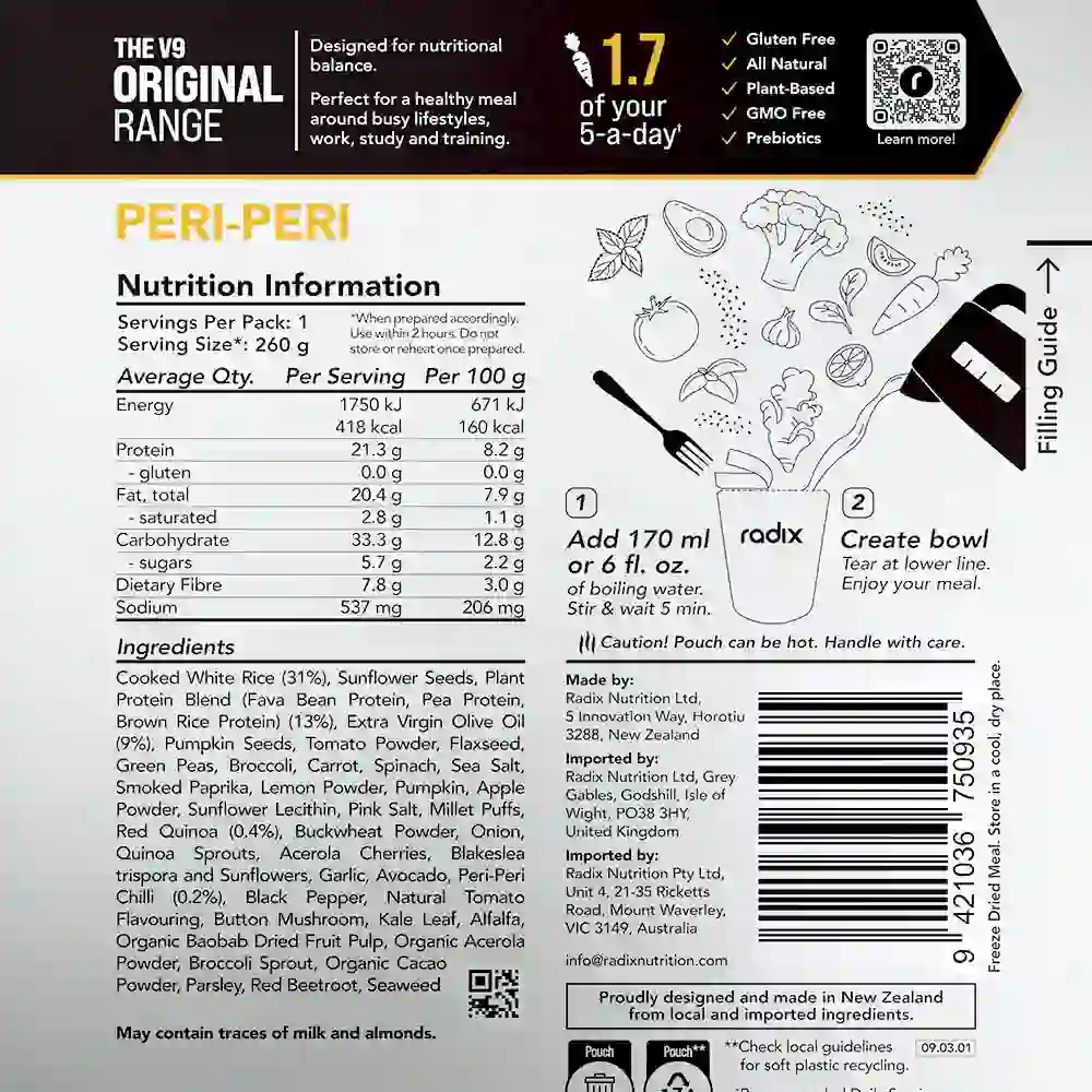 Radix Nutrition Original Meals v9.0 - 600 Kcal - Image 14