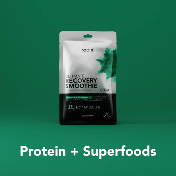 Radix Nutrition Ultimate Recovery Plant Protein Smoothie Powder - Single Serving - Image 2