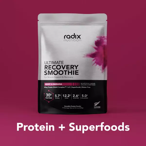 Radix Nutrition Ultimate Recovery Whey Protein Smoothie Powder - Single Serving