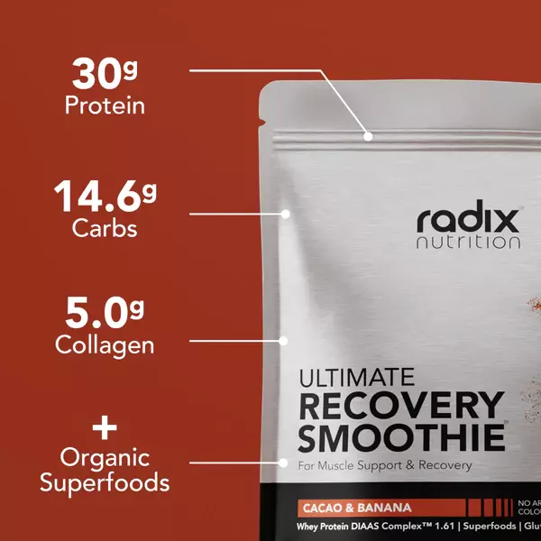Radix Nutrition Ultimate Recovery Whey Protein Smoothie Powder - Single Serving - Image 4