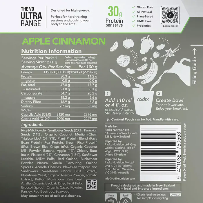 Radix Nutrition Ultra Breakfast - 800Kcal - Image 2