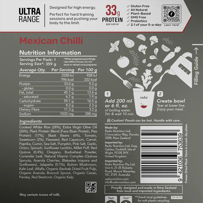 Radix Nutrition Ultra Meal - 800Kcal - Image 6