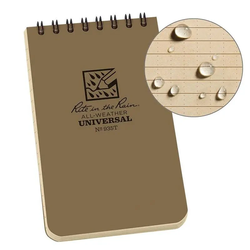 Rite in the Rain Polydura Waterproof Spiral Notebook - 3 x 5 - Image 5
