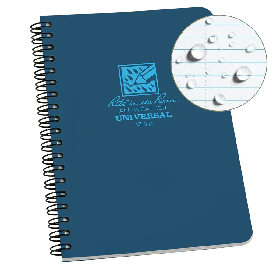 Rite In The Rain Side Spiral Polydura Notebook - 4.625 x 7
