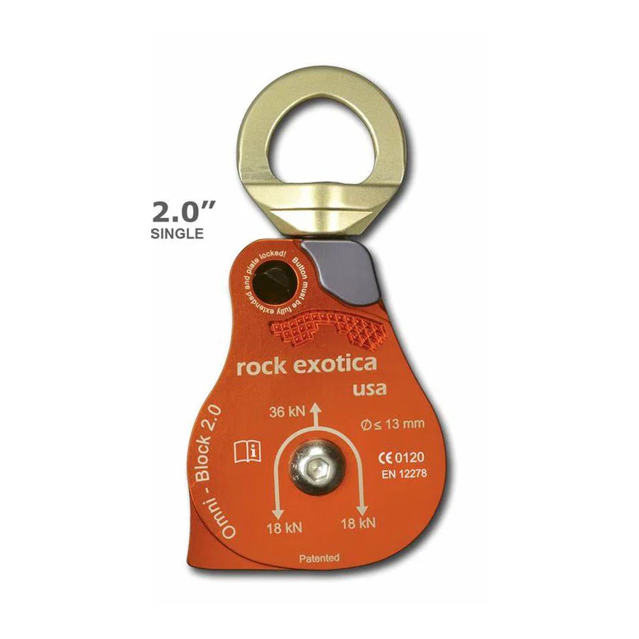 Rock Exotica Omni Block 2.0 Single Rope Pulley - Image 2