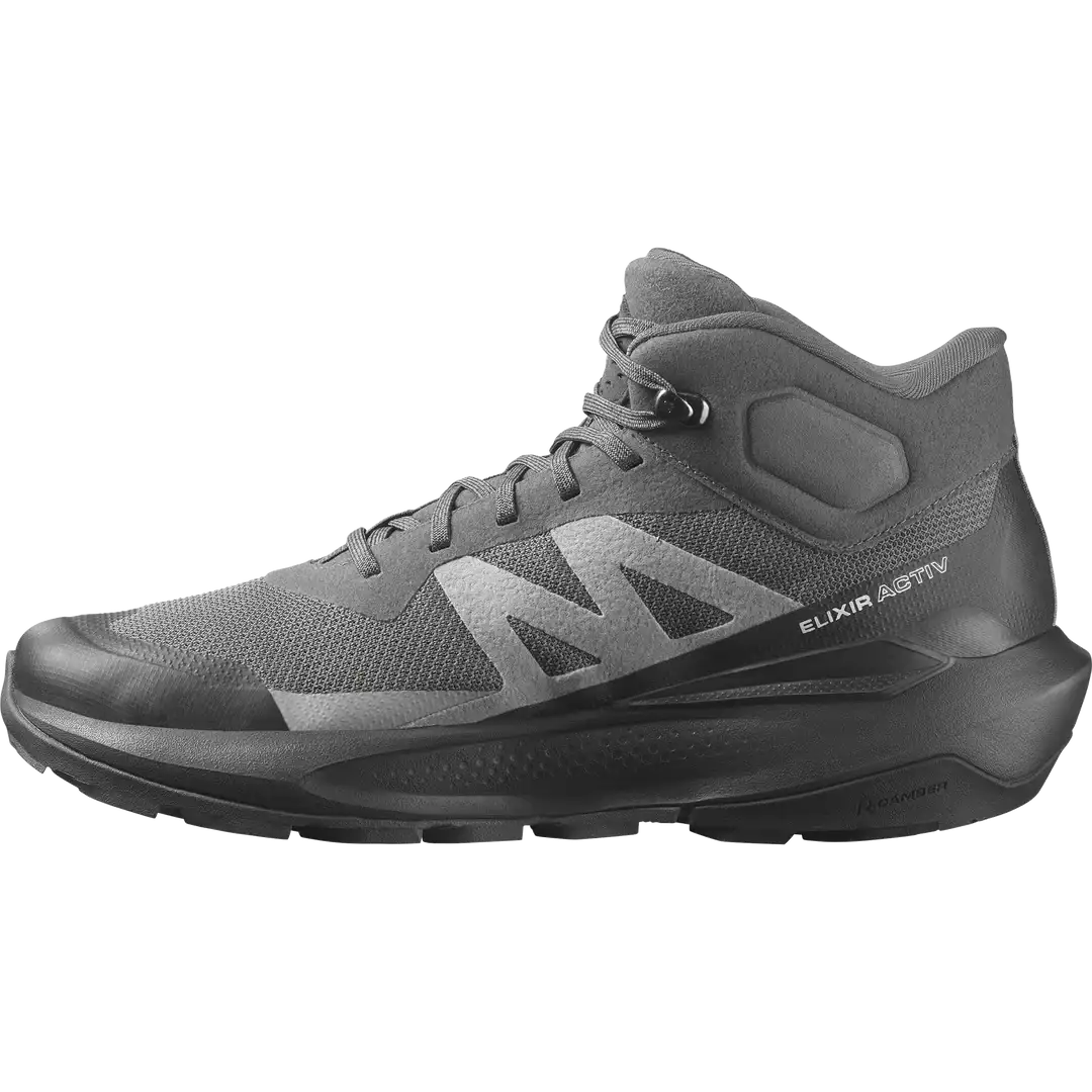 Salomon Elixir Activ Mid GTX Mens Hiking Boot - Magnet/Phantom/Sharkskin - Image 5