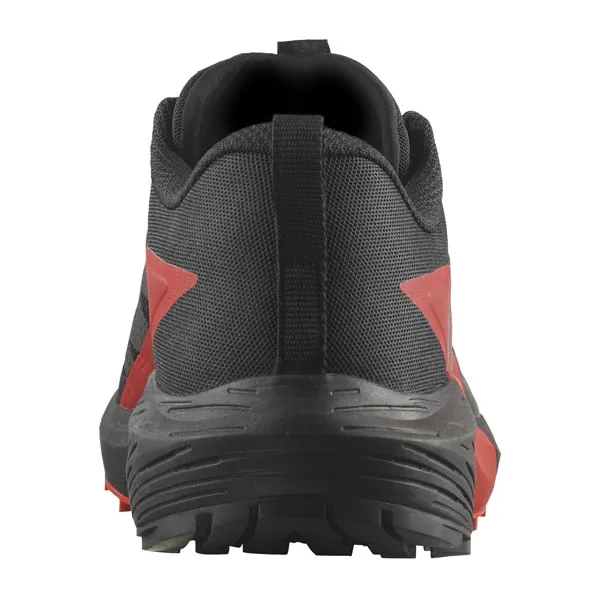 Salomon Sense Ride 5 Mens Trail Running Shoes - Black/Fiery Red - Image 8