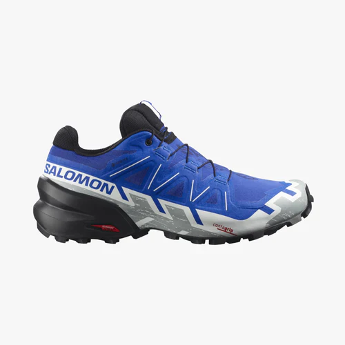 Salomon Speedcross 6 GTX Mens Trail Running Shoes - Nautical Blue/Black/White - Image 2
