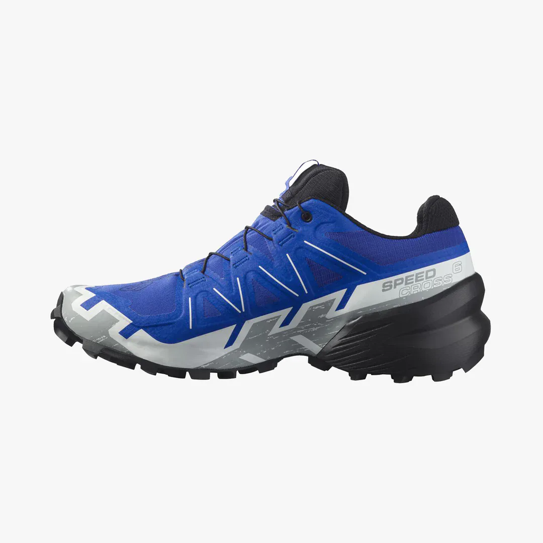 Salomon Speedcross 6 GTX Mens Trail Running Shoes - Nautical Blue/Black/White - Image 7