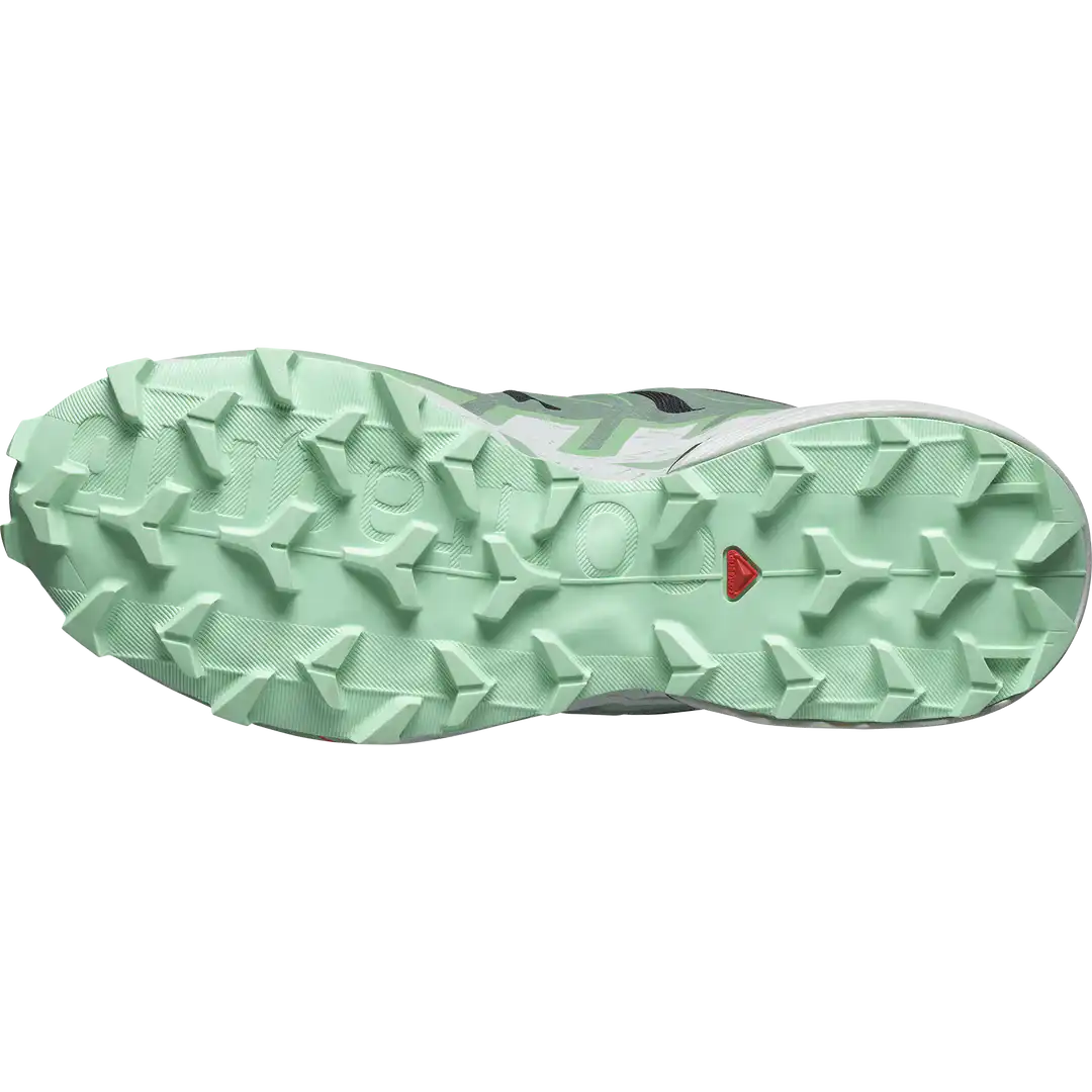 Salomon Speedcross 6 Womens Trail Running Shoes - Black/Laurel Wreath/ Green Ash - Image 6