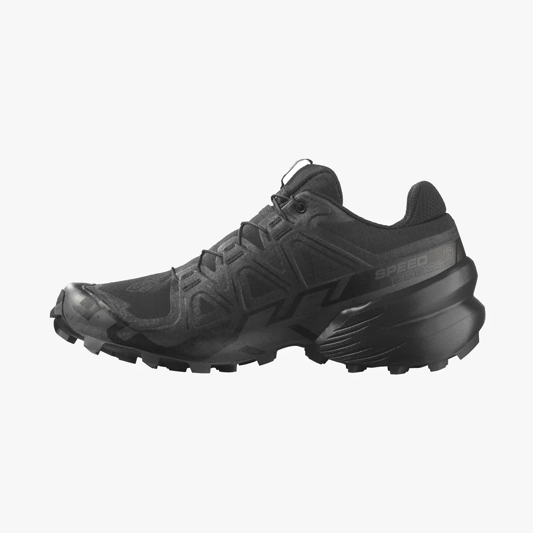 Salomon Speedcross 6 Womens Trail Running Shoes - Black/Black/Phantom - Image 7