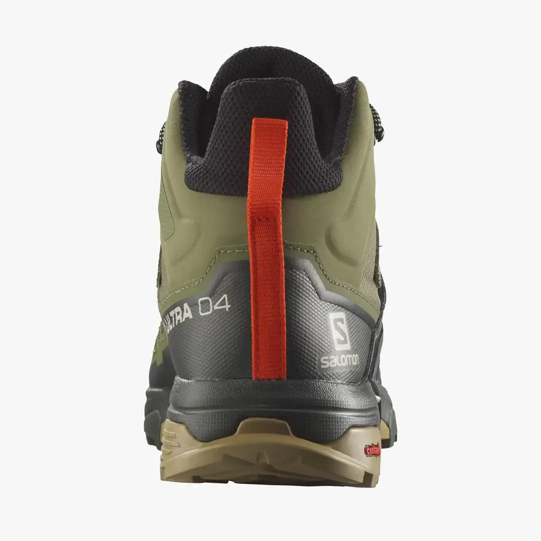 Salomon X Ultra 4 MID GTX Mens Hiking Boot - Deep Lichen Green Peat Kelp - Image 6