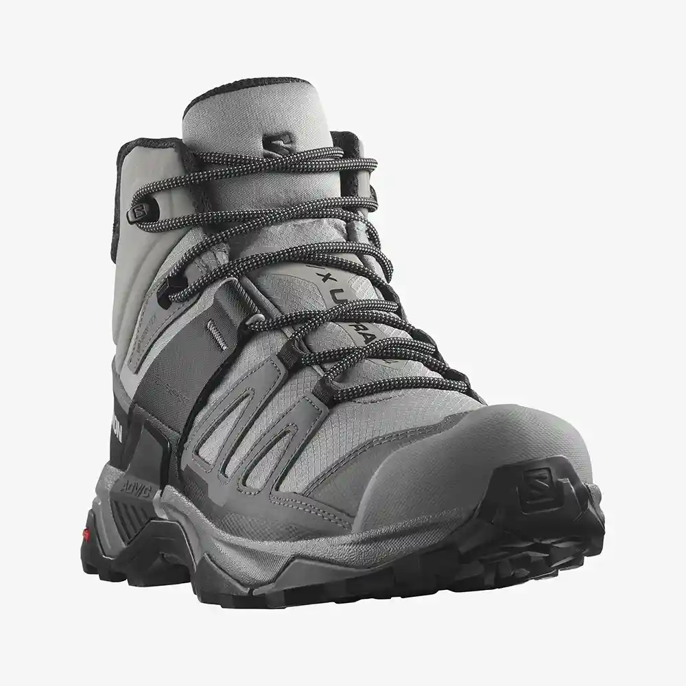 Salomon X Ultra 4 Mid GTX Mens Hiking Boot - Sharkskin/Quiet Shade/Black - Image 6