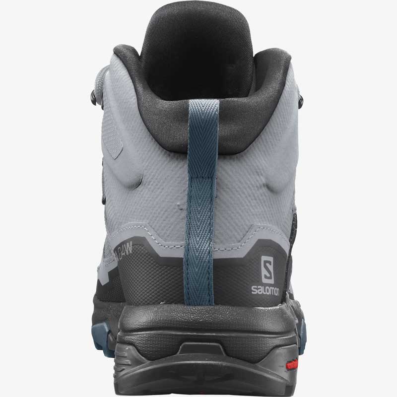 Salomon X Ultra 4 MID GTX Womens Hiking Boot - Quarry Black Legion Blue - Image 4