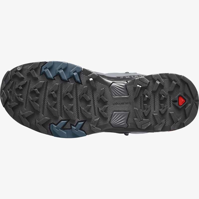 Salomon X Ultra 4 MID GTX Womens Hiking Boot - Quarry Black Legion Blue - Image 6