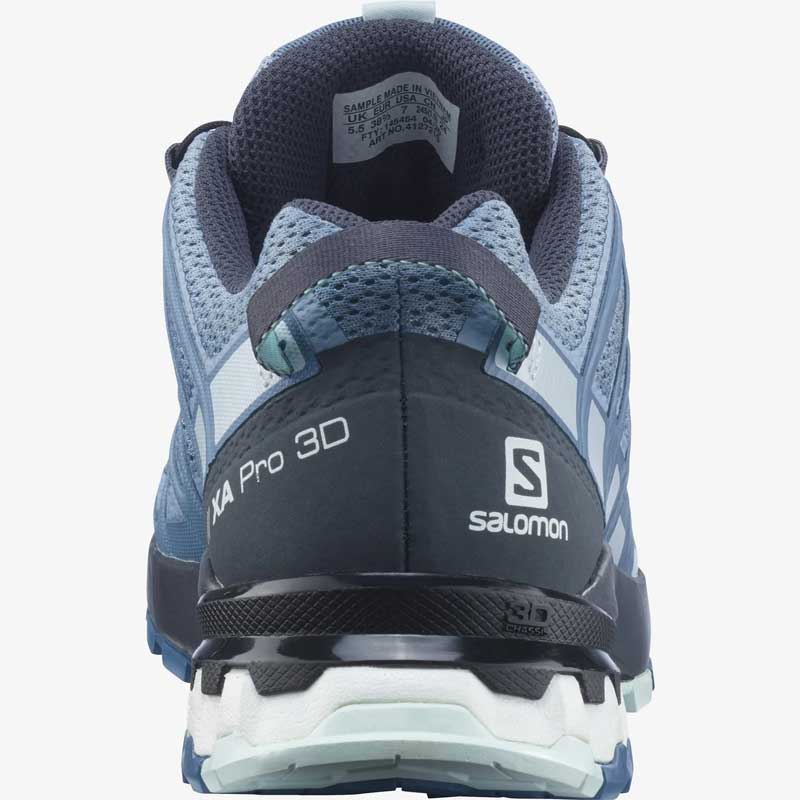 Salomon XA PRO 3D v8 Womens Trail Running Shoe - Ashley Blue/Ebony/Opal Blue - Image 5
