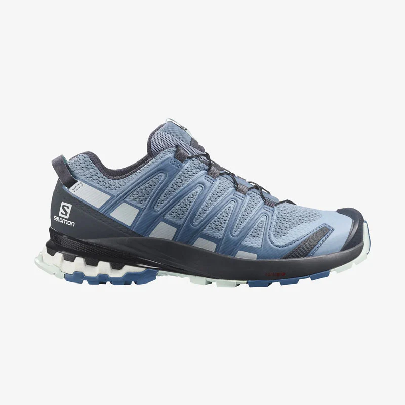 Salomon XA PRO 3D v8 Womens Trail Running Shoe - Ashley Blue/Ebony/Opal Blue - Image 6