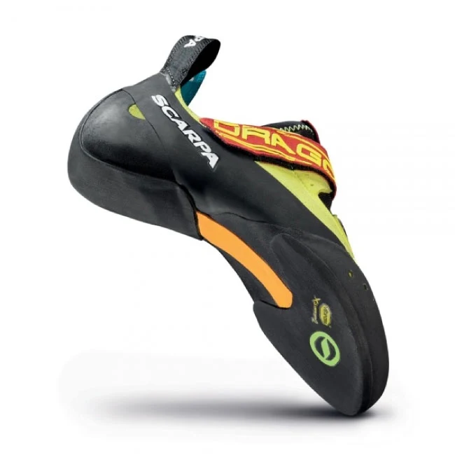 Scarpa Drago Climbing Shoe - Yellow - Image 3