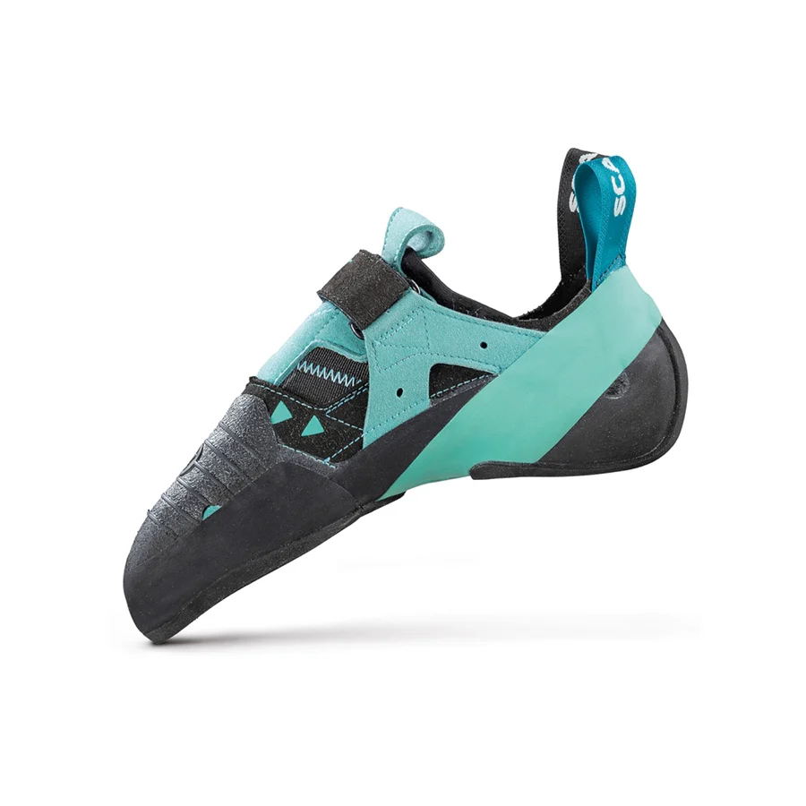 Scarpa Instinct VS Womens Climbing Shoe - Black/Aqua - Image 3