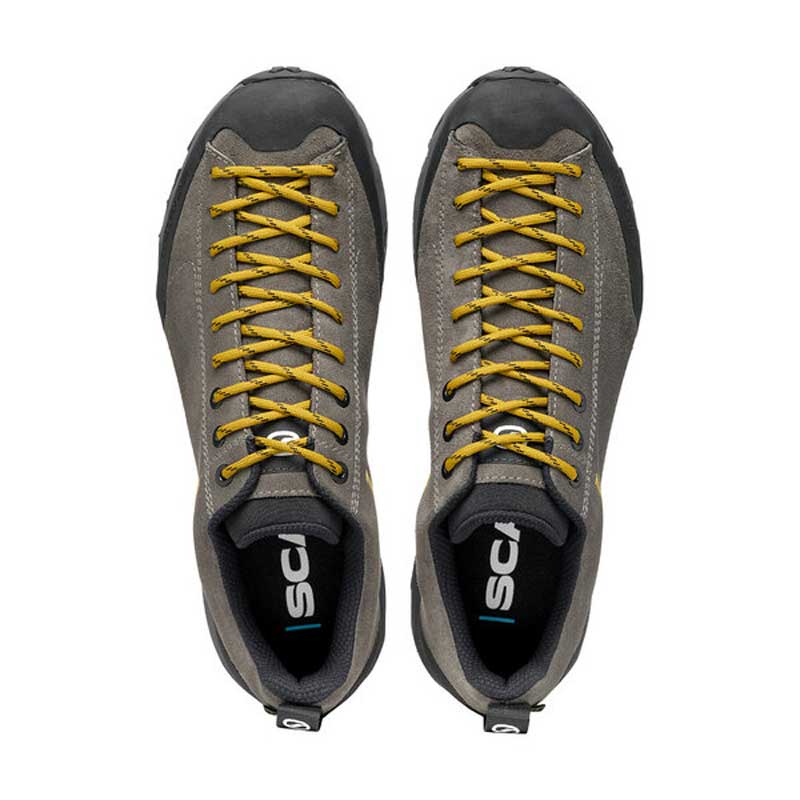 Scarpa Mojito Trail GTX Wide Mens Hiking Shoe - Titanium/Mustard - Image 3