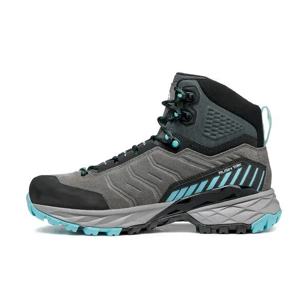 Scarpa Rush Trek GTX Womens Hiking Boot - Midgray Aqua - Image 3